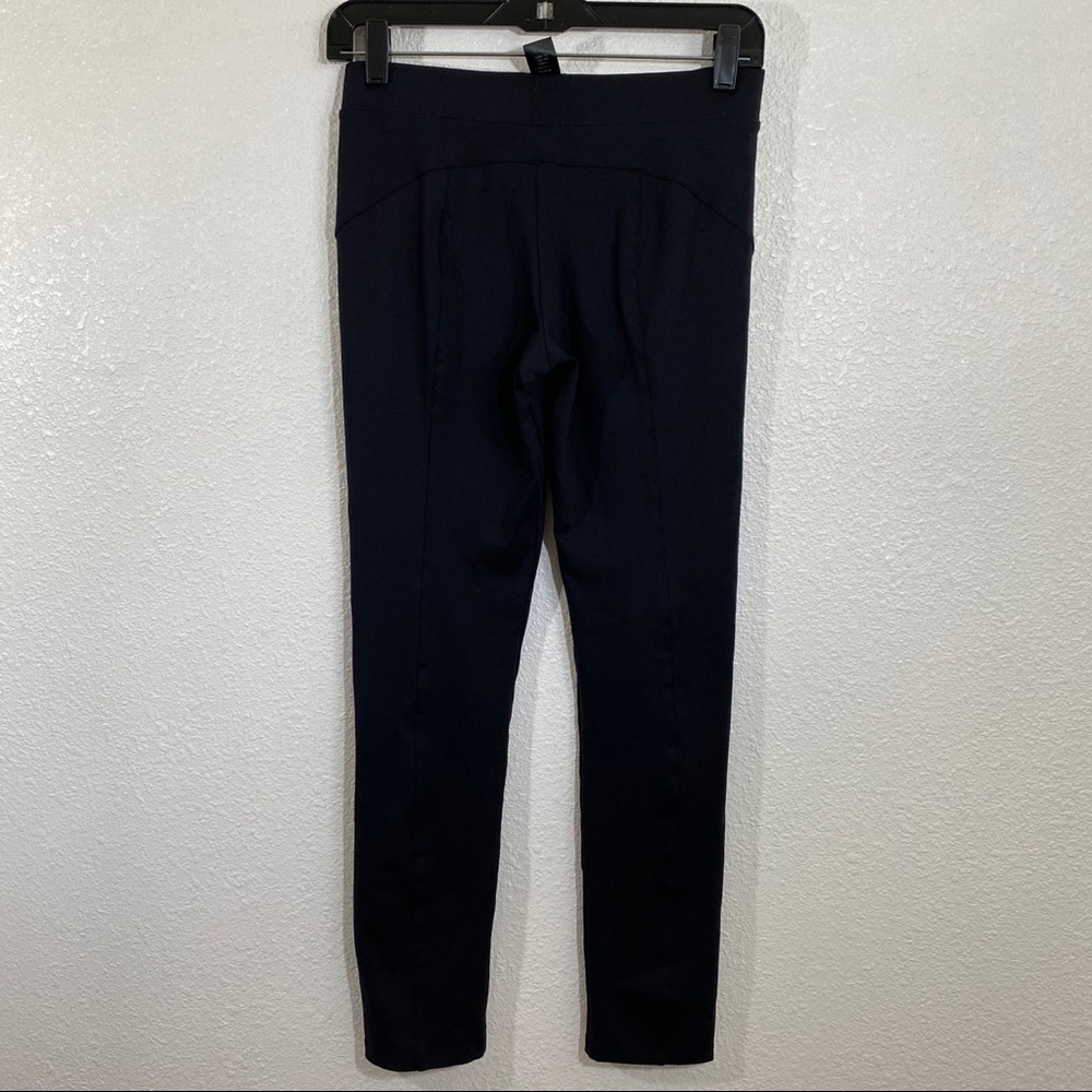 David Lerner black leather front panel leggings - Picture 5 of 7